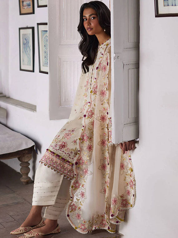 ZAHA Festive Embroidered Lawn Collection 2026 (ZF24-05)