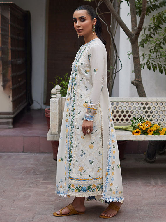 ZAHA Festive Embroidered Lawn Collection 2026 (ZF24-08)