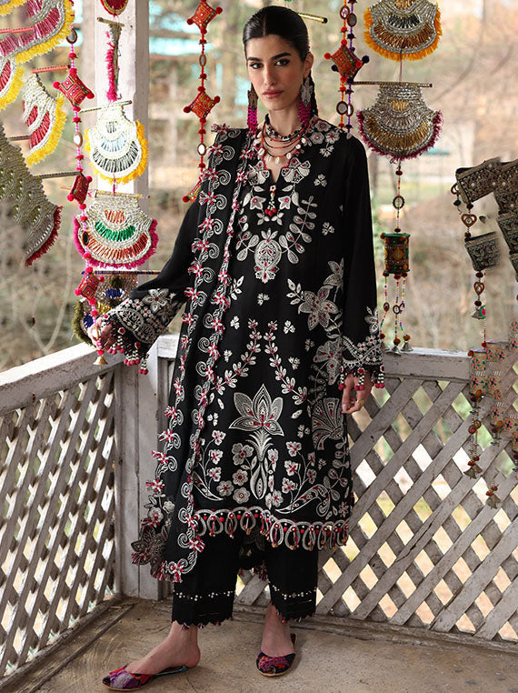 ZAHA Festive Embroidered Lawn Collection 2026 (ZL25-05B)
