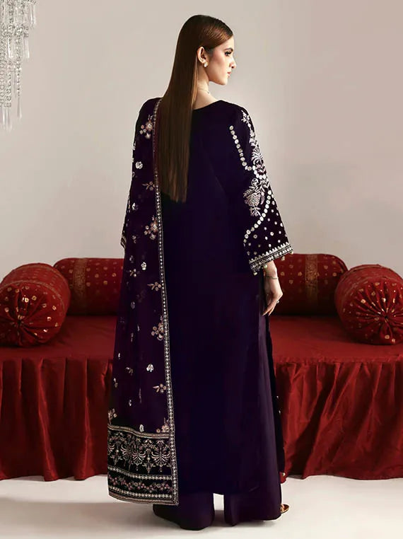 ZARPOSH Embroidered Velvet Collection 2025 by Emaan Adeel (DILNAR)