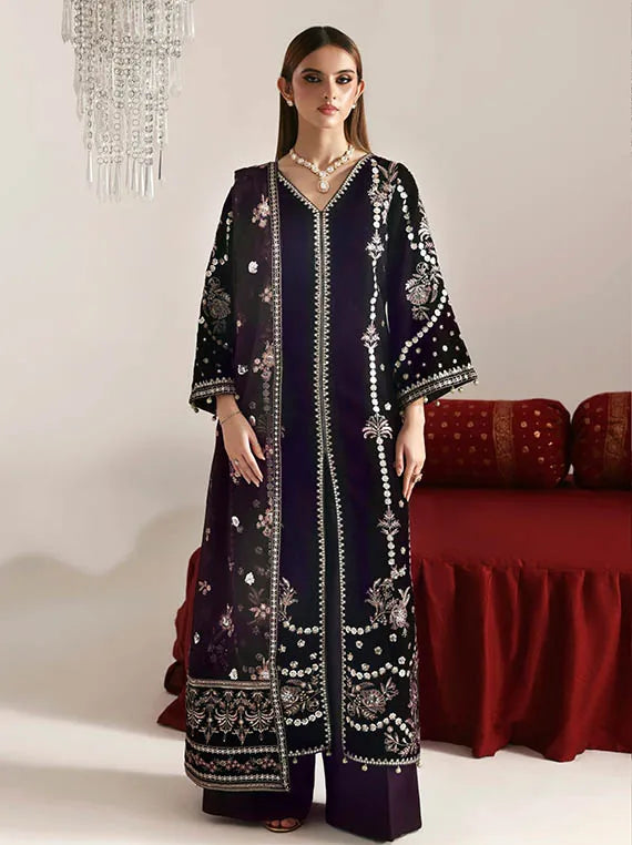 ZARPOSH Embroidered Velvet Collection 2025 by Emaan Adeel (DILNAR)