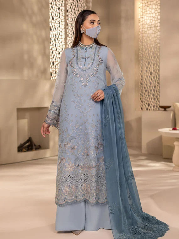 ZEENAT Kuch Khas by Flossie Embroidered Chiffon Collection 2026 (ZE-103)