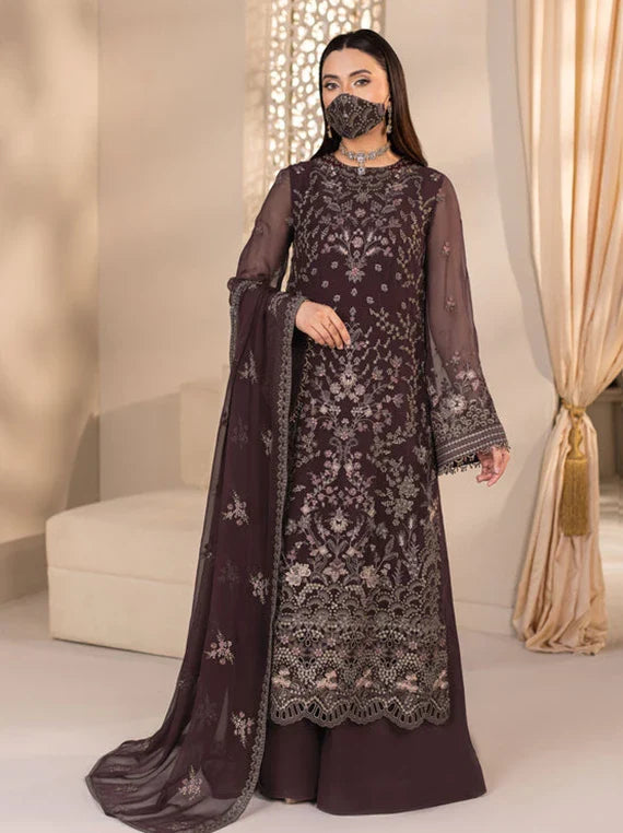 ZEENAT Kuch Khas by Flossie Embroidered Chiffon Collection 2026 (ZE-104)