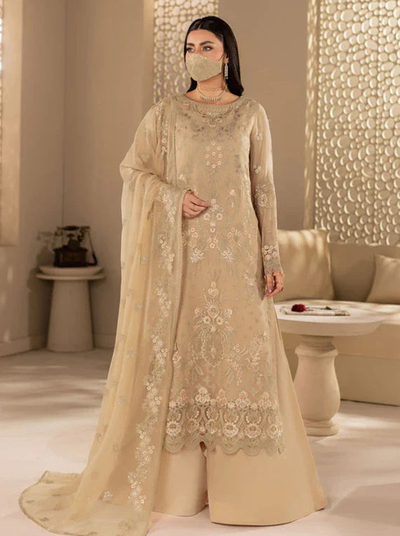 ZEENAT Kuch Khas by Flossie Embroidered Chiffon Collection 2026 (ZE-107)