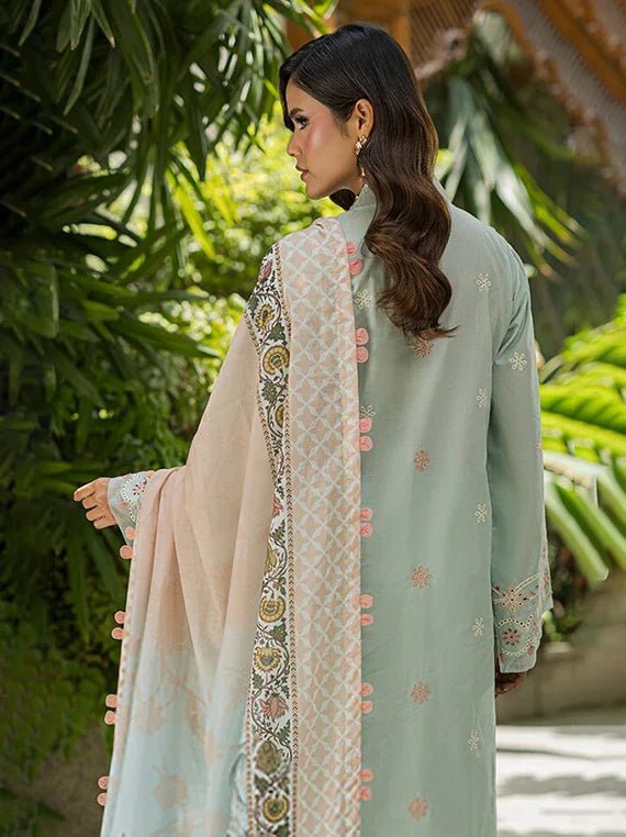 ZELLBURY Chikankari Lawn Collection 2026 Vol-03 (WUS26E34086)