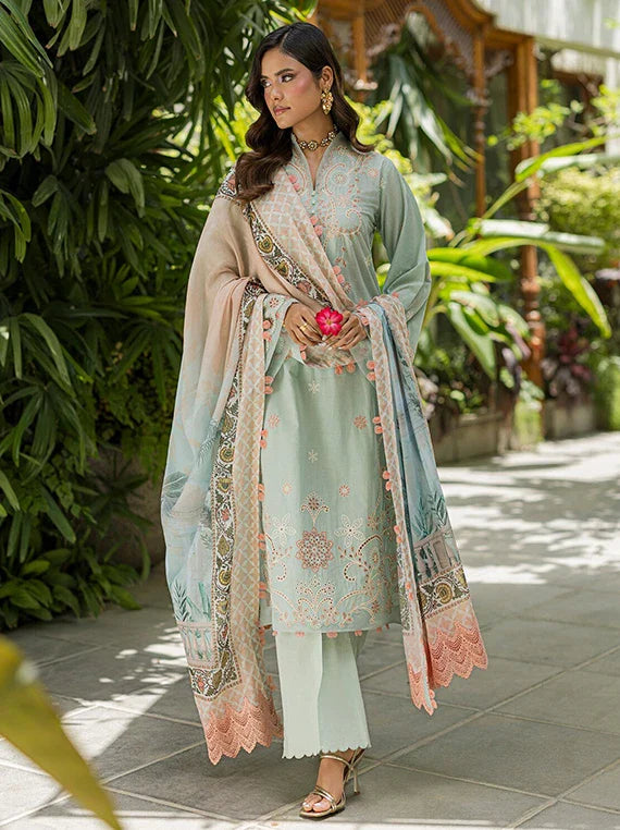 ZELLBURY Chikankari Lawn Collection 2026 Vol-03 (WUS26E34086)