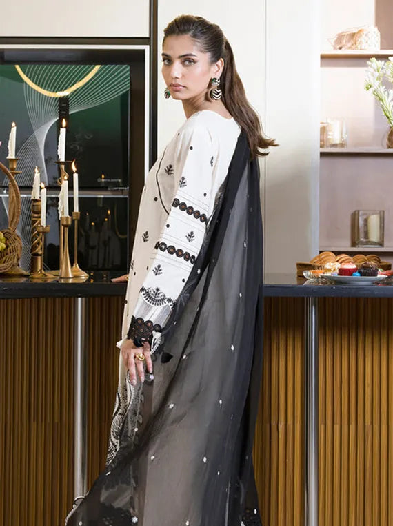 ZELLBURY Chikankari Winter Cotton Collection 2025 (WUC25E30071)