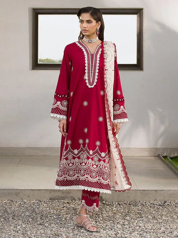 ZELLBURY Chikankari Winter Cotton Collection 2025 (WUC25E30075)