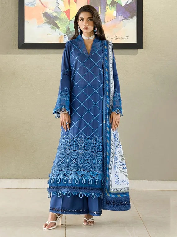 ZELLBURY Chikankari Winter Cotton Collection 2025 (WUC25E30076)