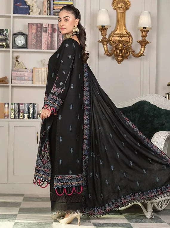 ZIMAL Peach Zari Embroidered Collection 2025 by Wania  (WL-186)