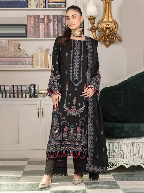 ZIMAL Peach Zari Embroidered Collection 2025 by Wania  (WL-186)