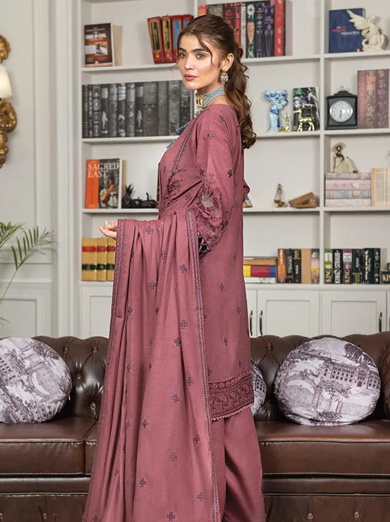 ZIMAL Peach Zari Embroidered Collection 2025 by Wania  (WL-190)