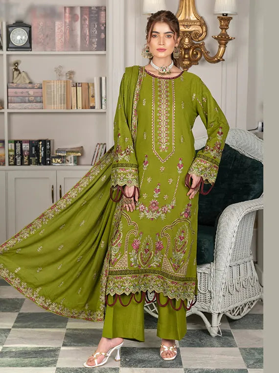 ZIMAL Peach Zari Embroidered Collection 2025 by Wania