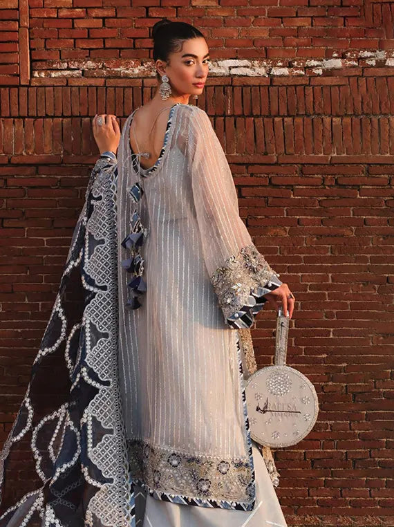 ZOUJ Luxury Festive Organza Collection 2025 by Raeesa (AAK-07)