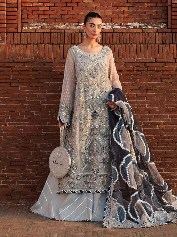 ZOUJ Luxury Festive Organza Collection 2025 by Raeesa (AAK-07)