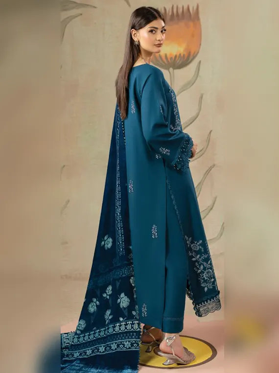 ZOUQ by Hum Dum Embroidered Wool Unstitched Collection'26 (D-04)