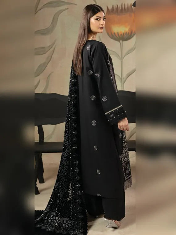 ZOUQ by Hum Dum Embroidered Wool Unstitched Collection'26 (D-08)
