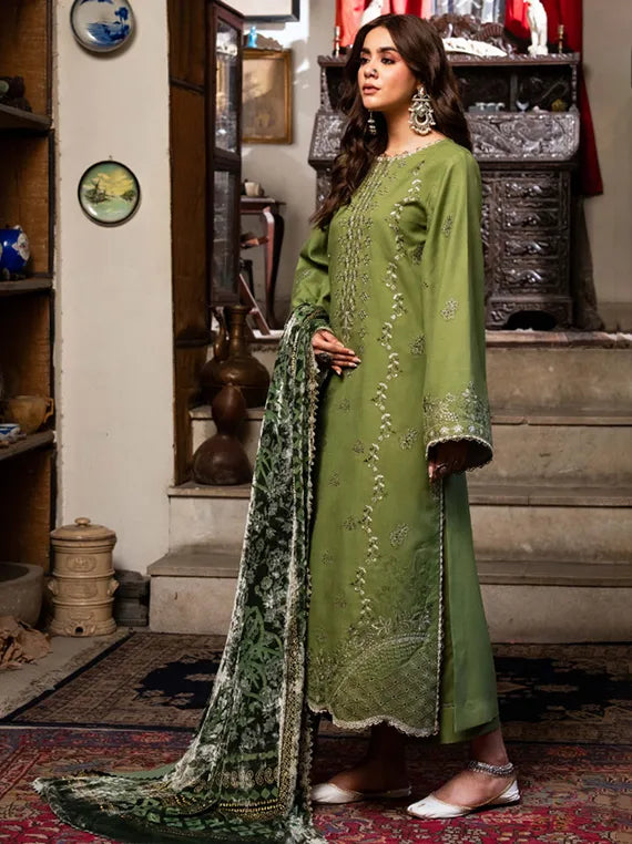 ZOUQ by Hum Dum Embroidered Wool Collection 2025 CH-02 (D-05)