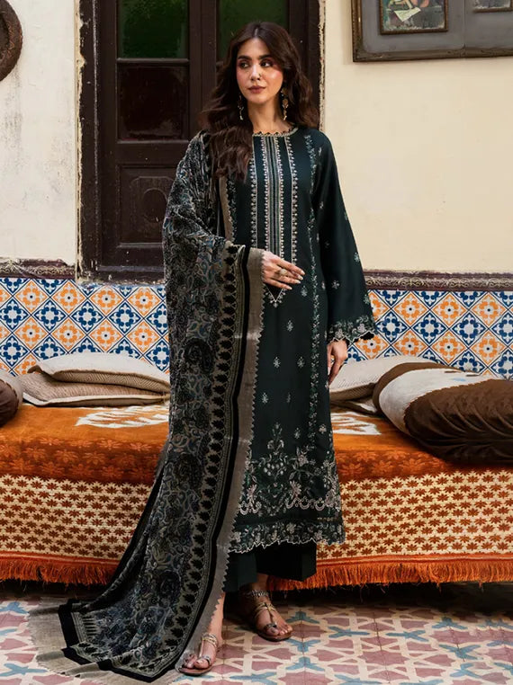 ZOUQ by Hum Dum Embroidered Wool Collection 2025 CH-02 (D-06)