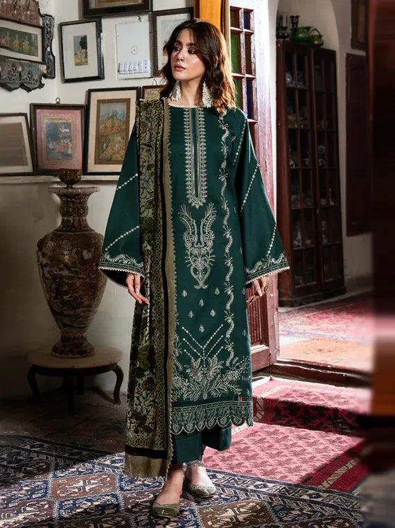 ZOUQ by Hum Dum Embroidered Wool Collection 2025 CH-02 (D-08)
