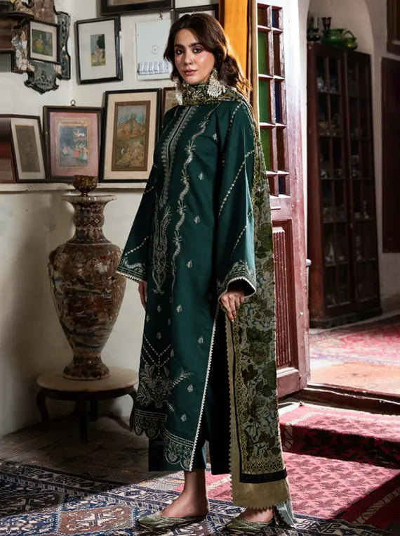 ZOUQ by Hum Dum Embroidered Wool Collection 2025 CH-02 (D-08)