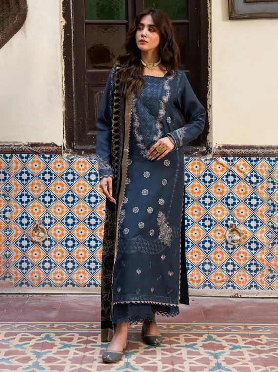 ZOUQ by Hum Dum Embroidered Wool Collection 2025 CH-02 (D-10)