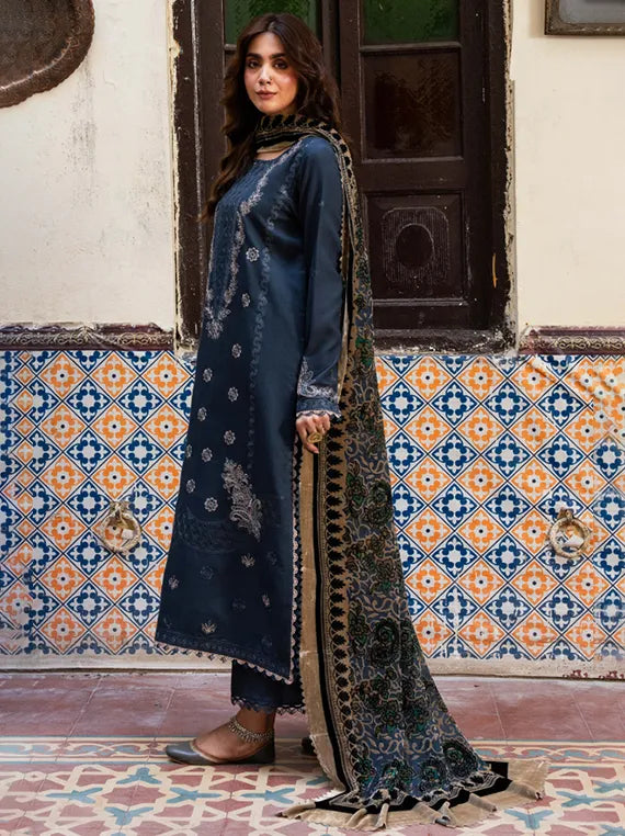 ZOUQ by Hum Dum Embroidered Wool Collection 2025 CH-02 (D-10)