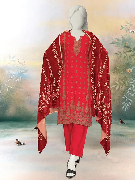 ZOYA by ABC Printed Dhanak Zari Collection 2025 (D-796)