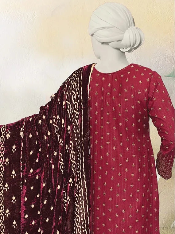 ZOYA by ABC Printed Dhanak Zari Collection 2025 (D-799)