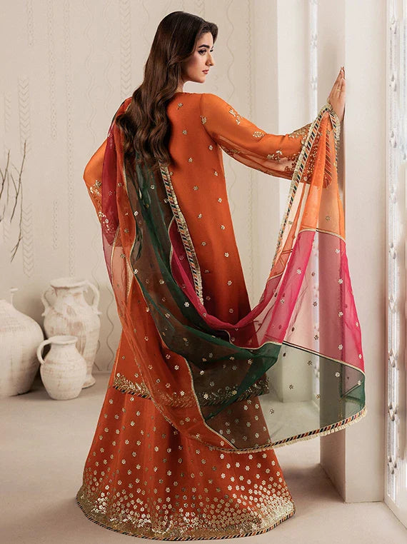 Bayaan by Zarif Embroidered Chiffon Collection 2026 (ZR-BYN-SUNOOR-02)