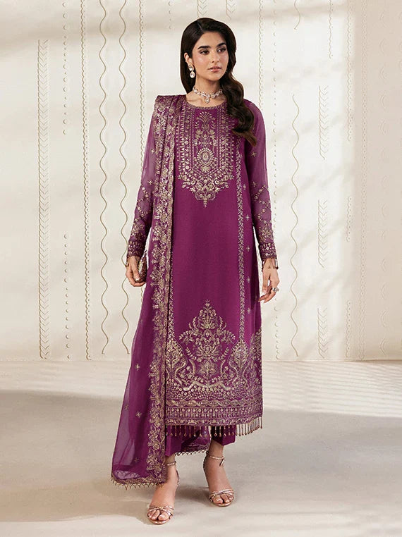 Bayaan by Zarif Embroidered Chiffon Collection 2026 (ZR-BYN-SWABI-08)