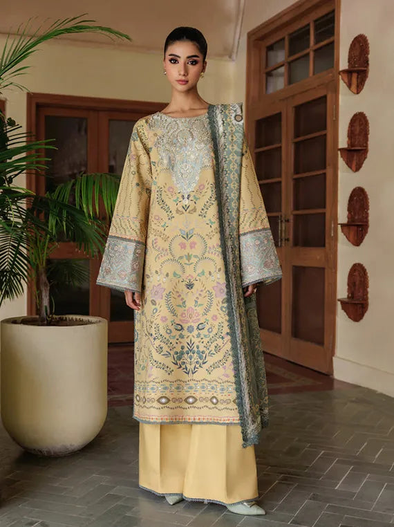 ZYNC Whispers Printed Wool Shawl Collection 2025 By Florent (FWW-8B)