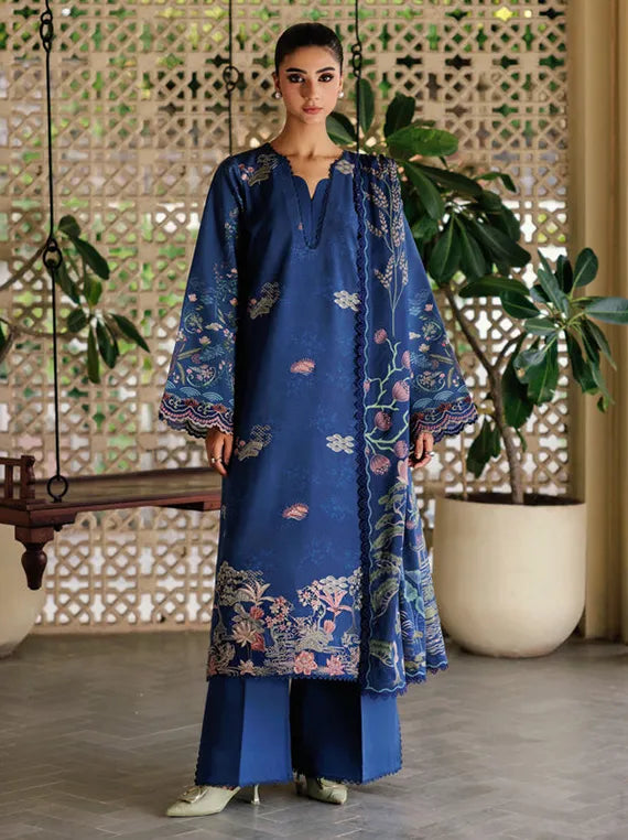 ZYNC Whispers Printed Wool Shawl Collection 2025 By Florent (FWW-9B)