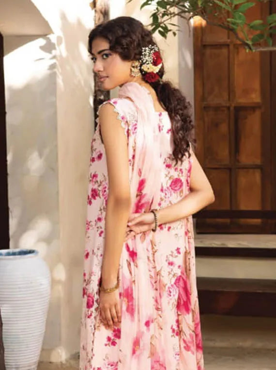 Zaiba Embroidered Printed Karandi Collection 2025 by HUMDUM (D-07)
