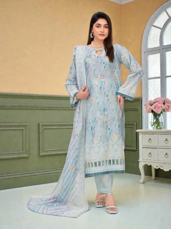 Zara Ansari Fancy Lawn Collection 2026 (D-03)