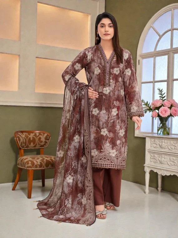 Zara Ansari Fancy Lawn Collection 2026 (D-10)