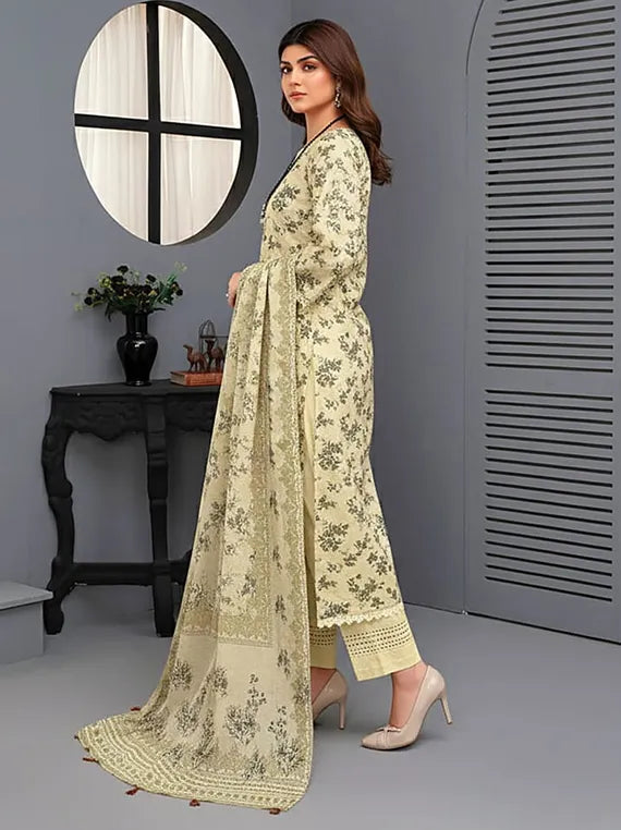 Zareesh Printed Dhanak Collection 2025 Vol-12 (D-02)