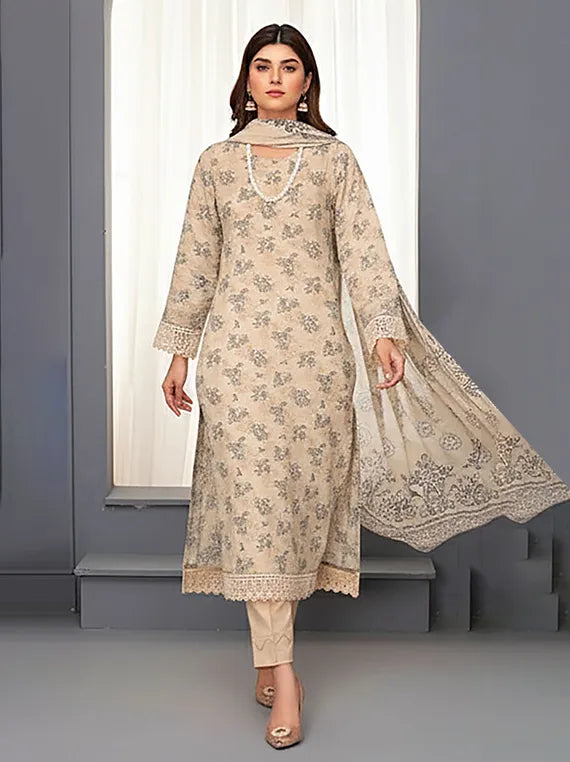 Zareesh Printed Dhanak Collection 2025 Vol-12 (D-05)