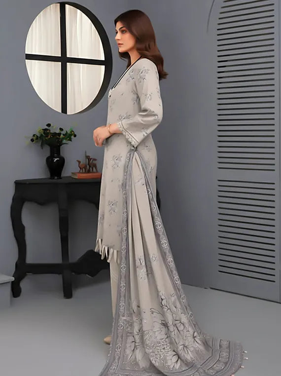 Zareesh Printed Dhanak Collection 2025 Vol-12 (D-09)