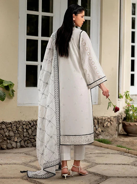 Zarif Lux Embroidered Boring Lawn Collection 2026 (ZF-ZL-01 LINNEA)