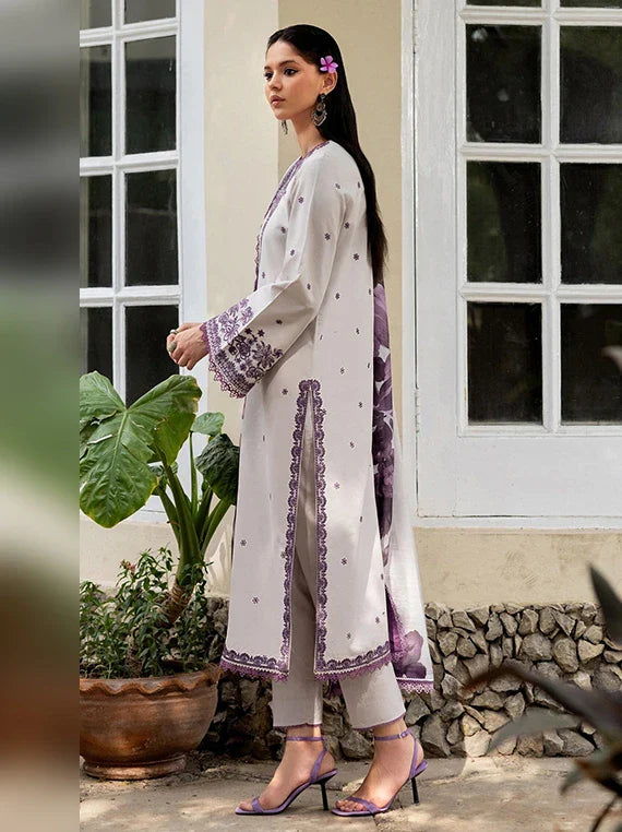 Zarif Lux Embroidered Boring Lawn Collection 2026 (ZF-ZL-06 GIANNA)