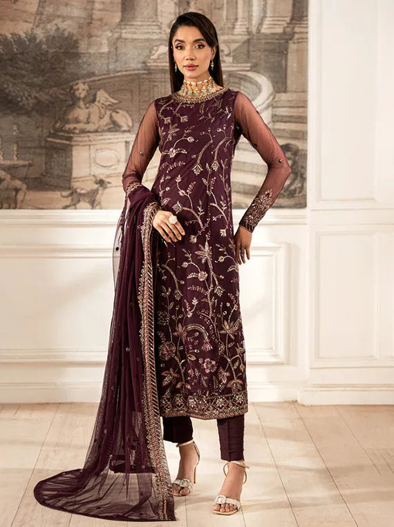 Zarif Formal Embroiderd Net Edit 2025 (06-DAHLIA)