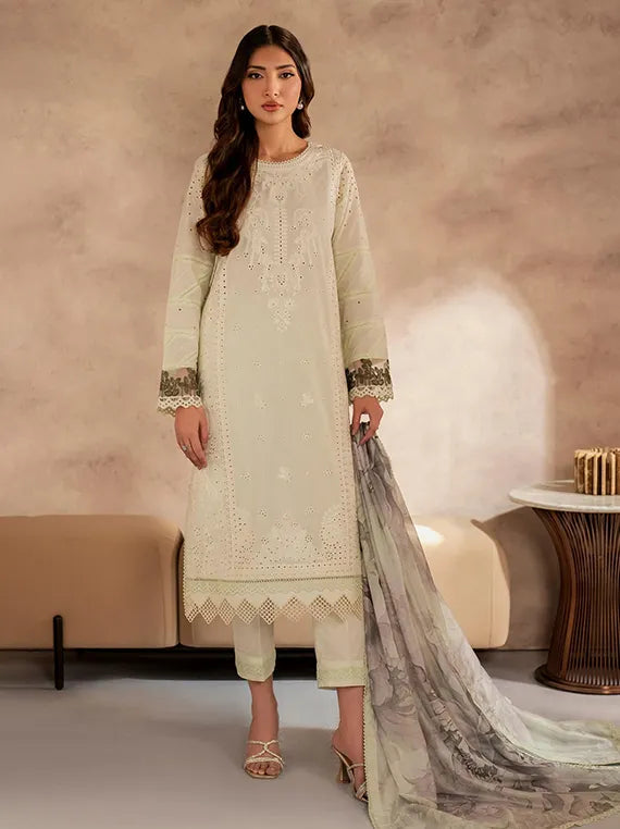 Zarif Luxury Lawn Collection 2025 (08-Roohal)