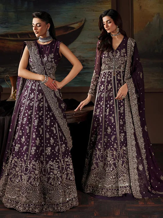 Zarif Premium Chiffon Collection 2025 (ZRF-PRC-01 IRELEEN)