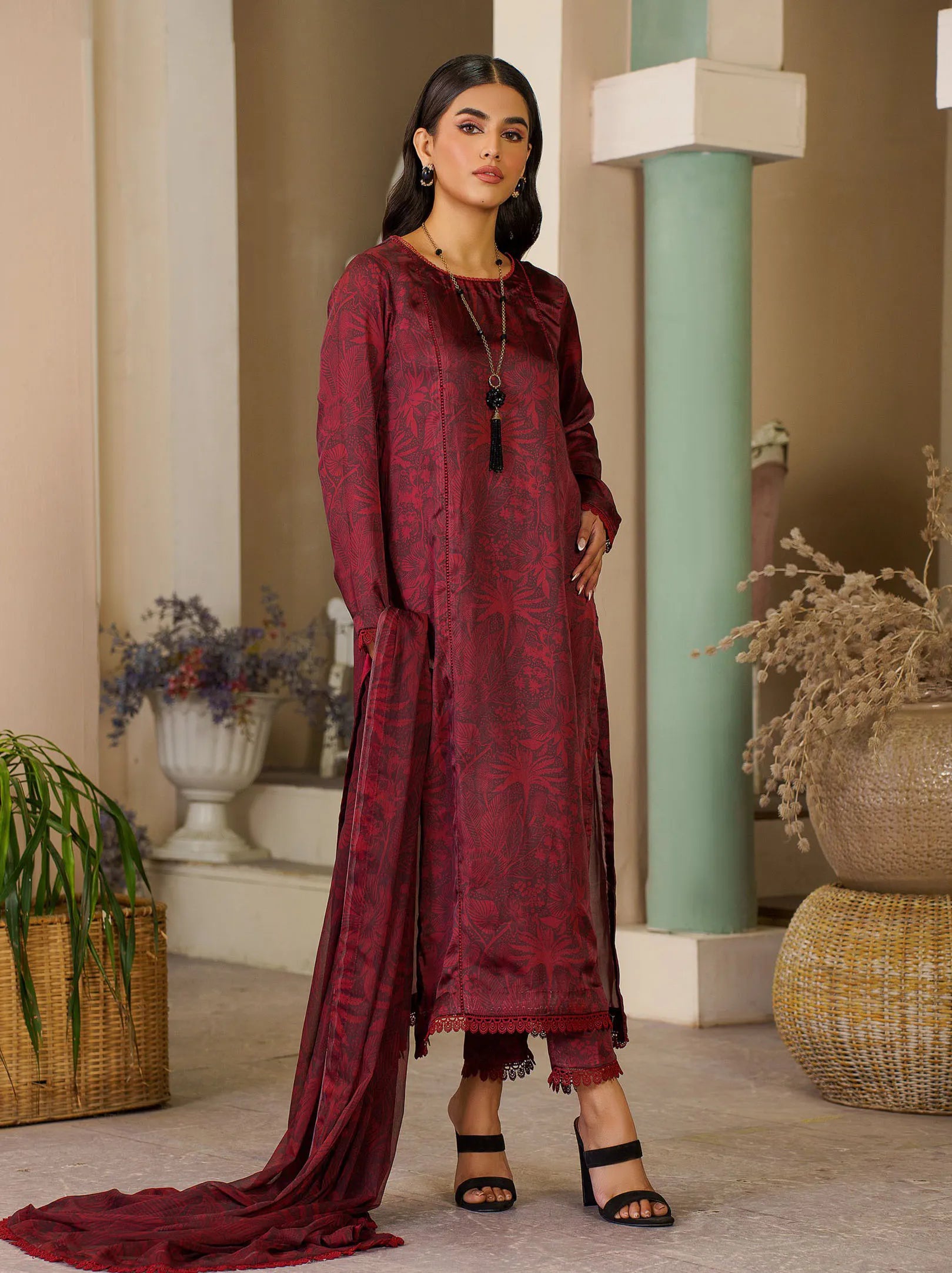 Zarif Printed Silk Collection 2024 (ZSP 01 ZONA)