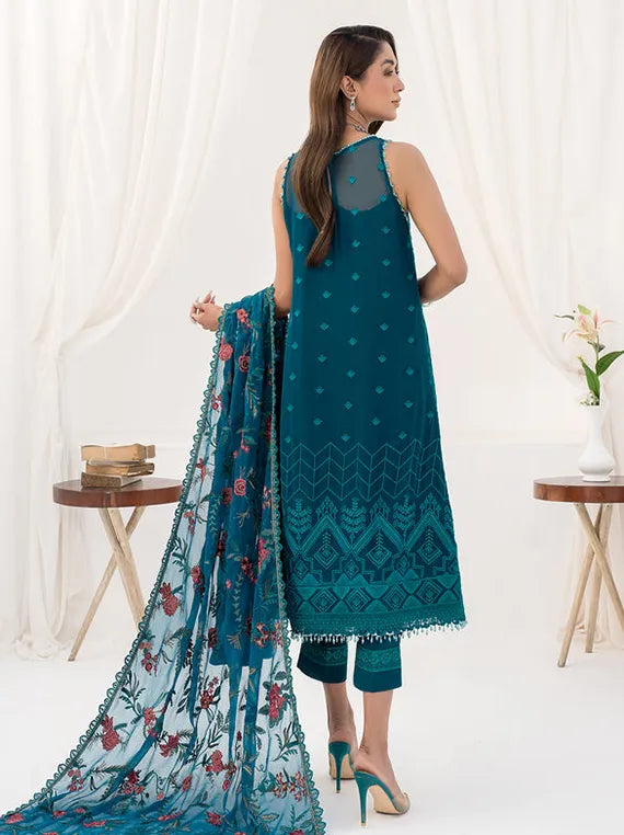 Zarif The Luxe Embroidered Festive Collections (ZLC-03-GARDENIA)
