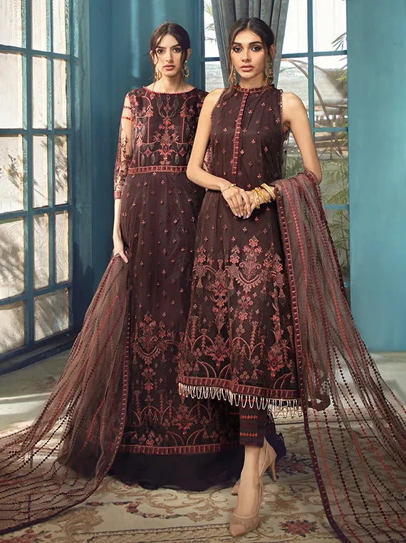 Zarif The Luxe Embroidered Festive Collections (ZR-03-CARMEL)
