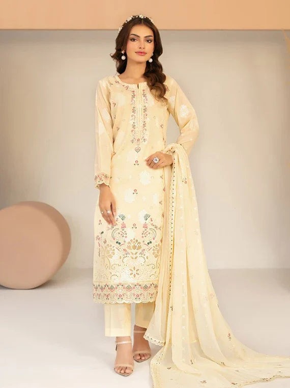 Zaylee by Tawakkal Fabrics EMB Lawn Collection 2026 (D-2834)