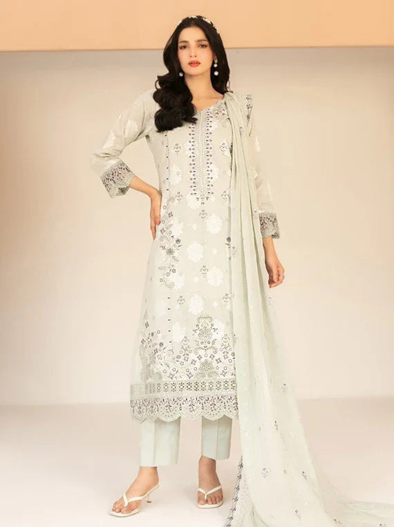Zaylee by Tawakkal Fabrics EMB Lawn Collection 2026 (D-2835)