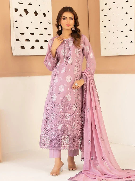 Zaylee by Tawakkal Fabrics EMB Lawn Collection 2026 (D-2837)